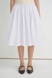  White Mid-length Skirt 