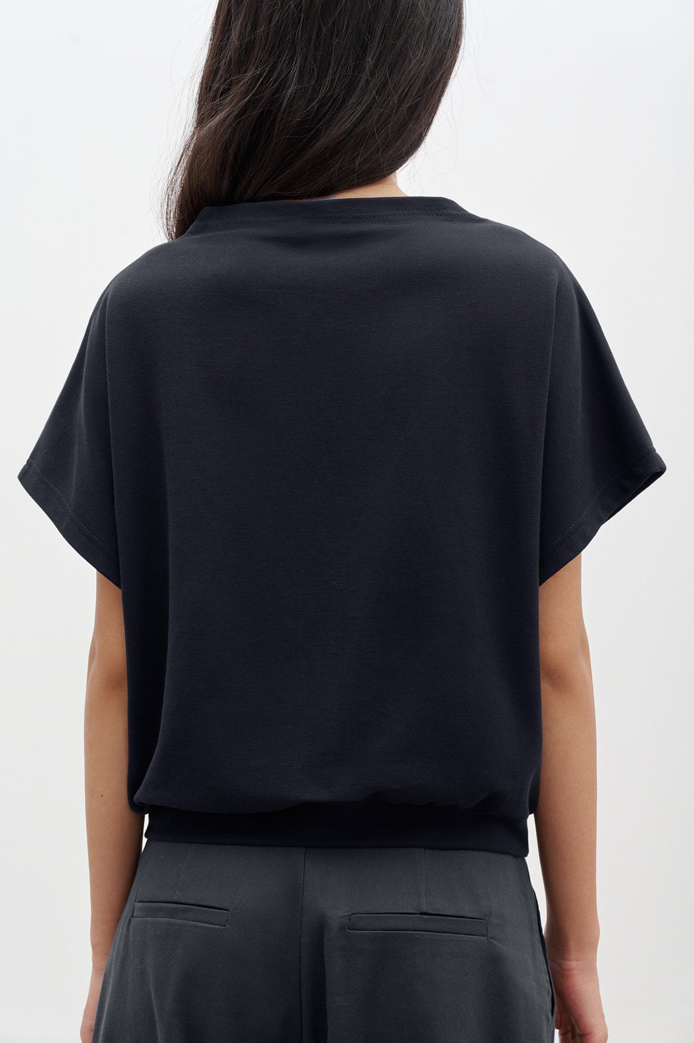  Turtleneck Top - Navy 