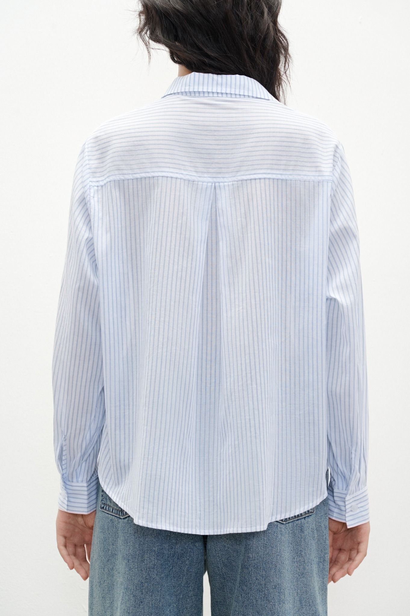  Striped Oversized Shirt 