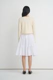  White Mid-length Skirt 