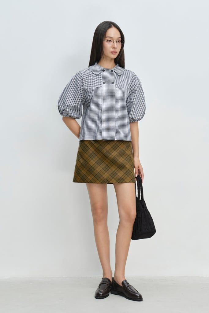  Áo kiểu - Puff Sleeve Top - LIBÉ 7684 