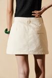 Ivory Mini Skirt 