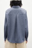  Sơ mi rộng - Denim Blue Oversized Shirt - LIBÉ 7244 