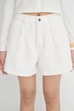  Quần ngắn - White Bermuda Denim Shorts - LIBÉ 7341 
