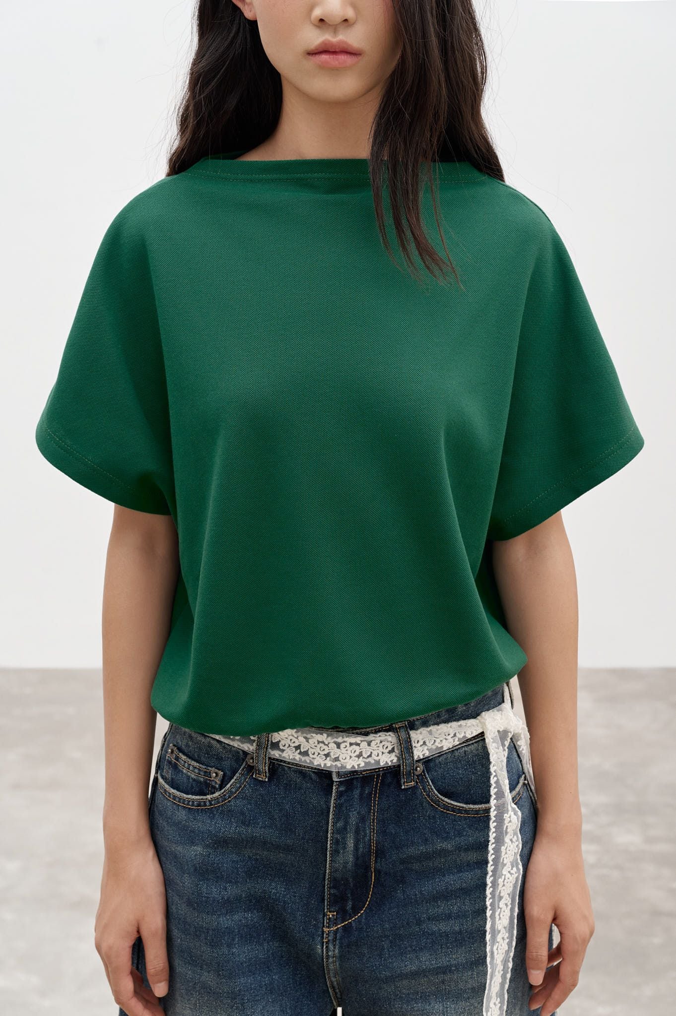  Turtleneck Top - Green 
