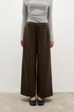  Brown Wide Leg Trousers 