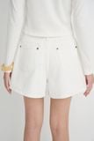  Quần ngắn - White Bermuda Denim Shorts - LIBÉ 7341 