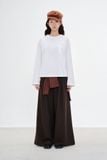  Brown A-line Trousers 