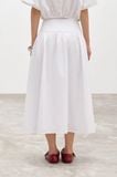  Váy lửng - White Midi Skirt - LIBÉ 7332 