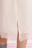  Silky Mid-length Skirt - Ivory 