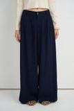  Navy Seersucker Trousers 