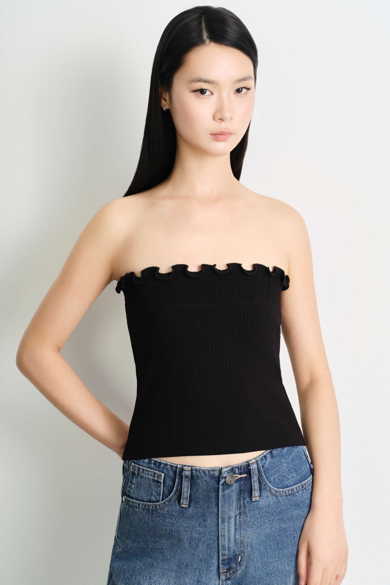  Áo ống - Petit Ruffle Tube Top - LIBÉ 7509 