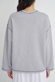  Áo thun cơ bản - Grey Long Sleeve T-shirt - LIBÉ 7364 