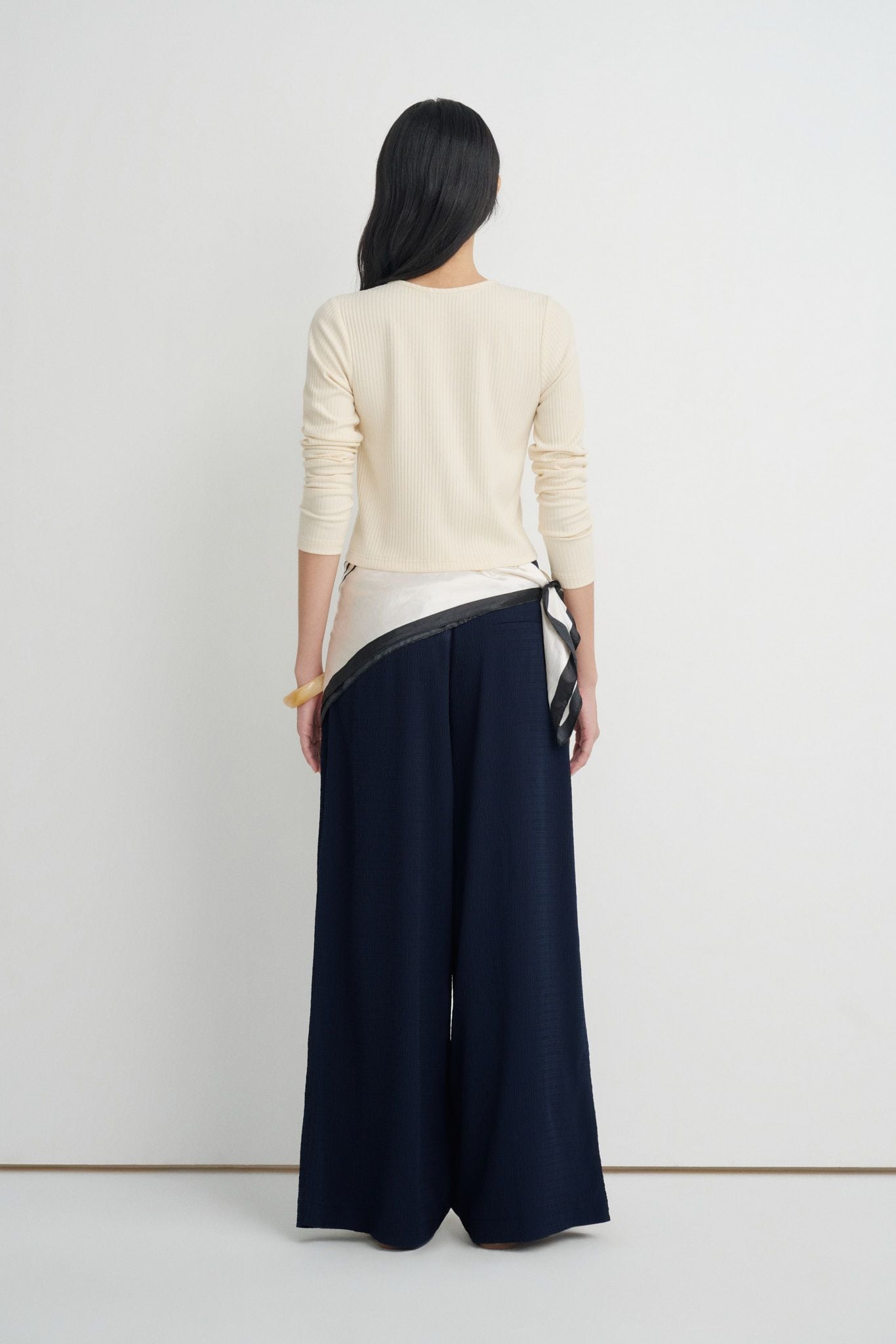  Navy Seersucker Trousers 