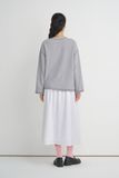  Áo thun cơ bản - Grey Long Sleeve T-shirt - LIBÉ 7364 