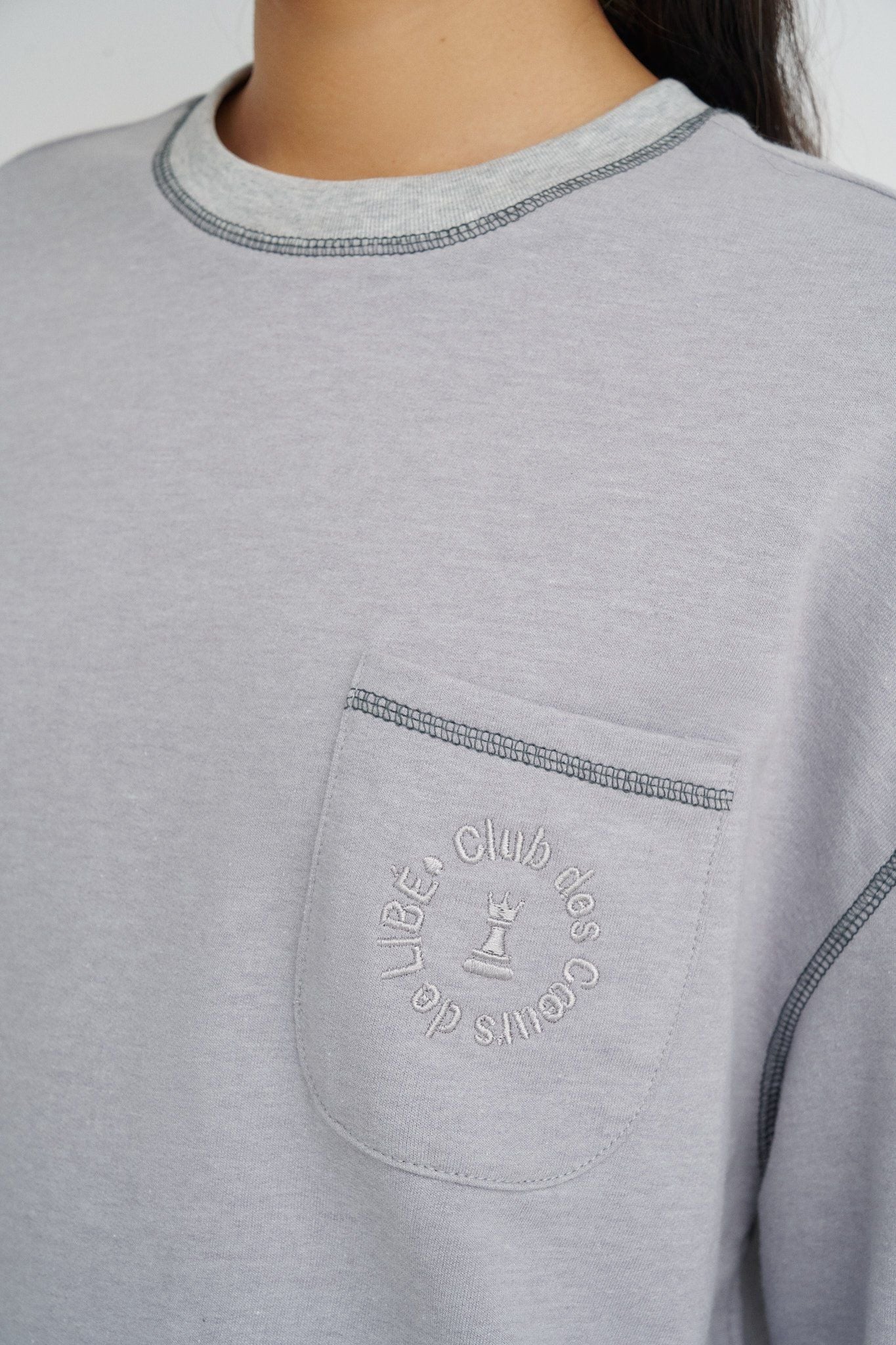  Grey Long Sleeve T-shirt 