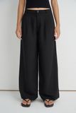  Black Wide Leg Trousers 