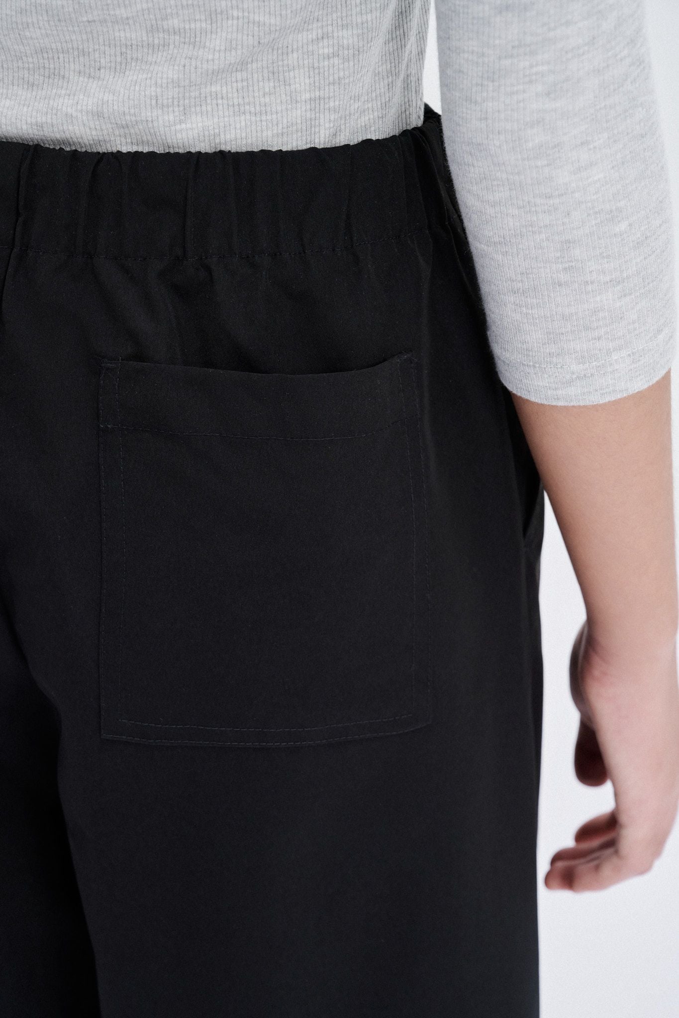  Black Parachute Trousers 