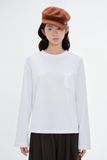  White Long Sleeve T-shirt 