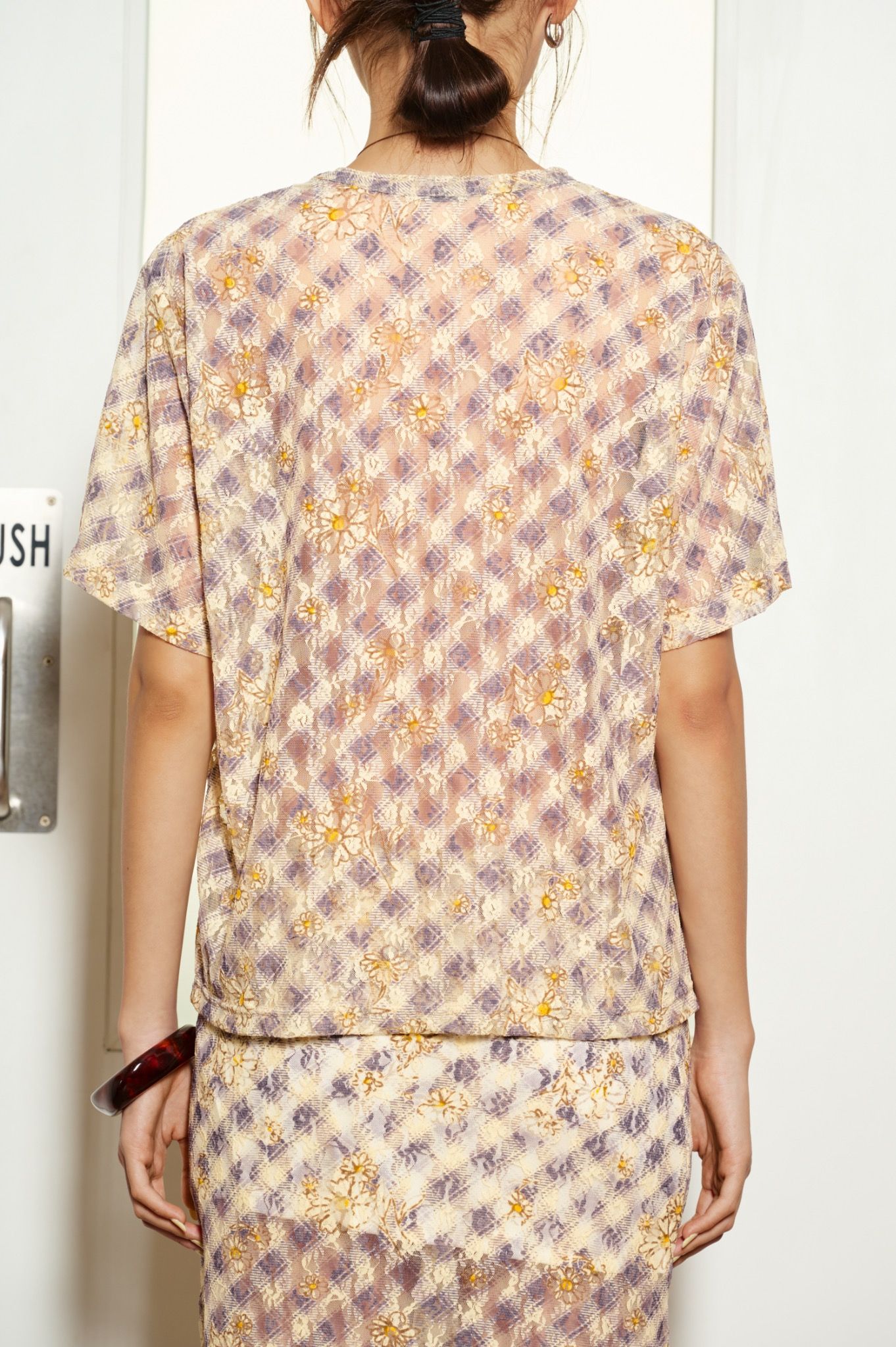  Short Sleeve Lace Top 