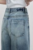  Quần Jeans ống rộng - Mid Waist Panel Seam Wide Leg Jeans - LIBÉ 7746 
