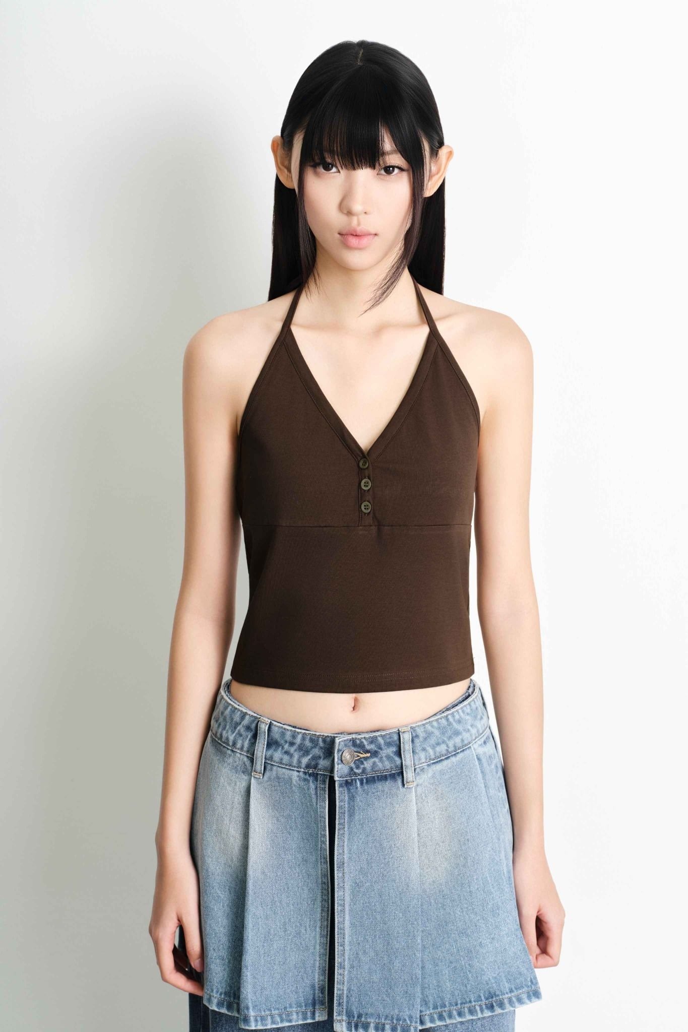  Áo kiểu - Henley Halter - LIBÉ 7544 