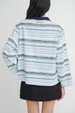  Striped Oversized T-shirt 