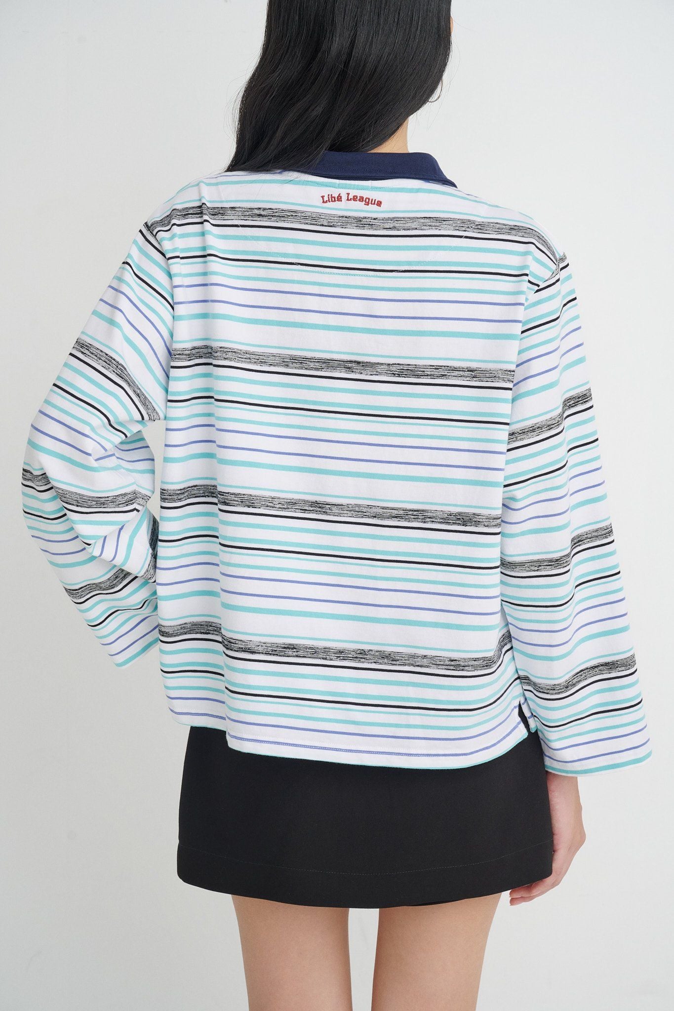  Striped Oversized T-shirt 