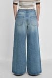  Quần Jeans ống rộng - Medium Blue Mid Waist Jeans - LIBÉ 7558 