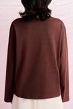  Brown Long Sleeve T-shirt 