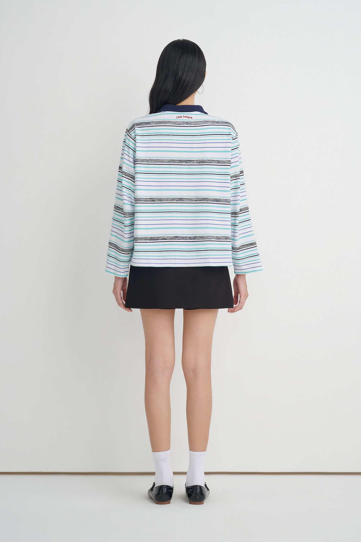  Striped Oversized T-shirt 