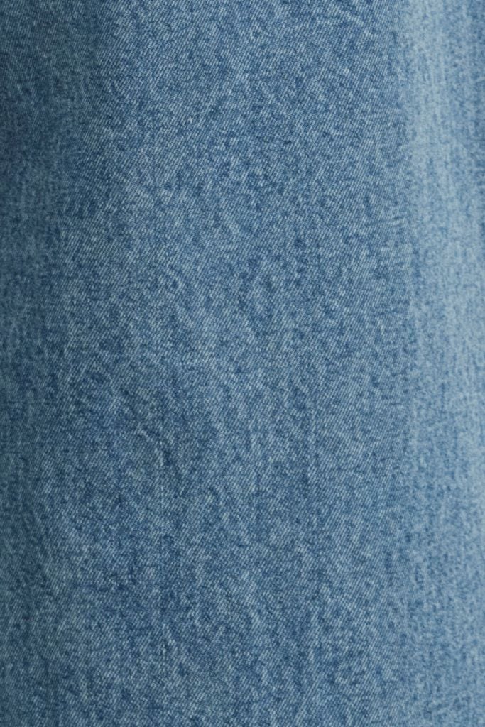  Quần Jeans ống rộng - Medium Blue Mid Waist Jeans - LIBÉ 7558 