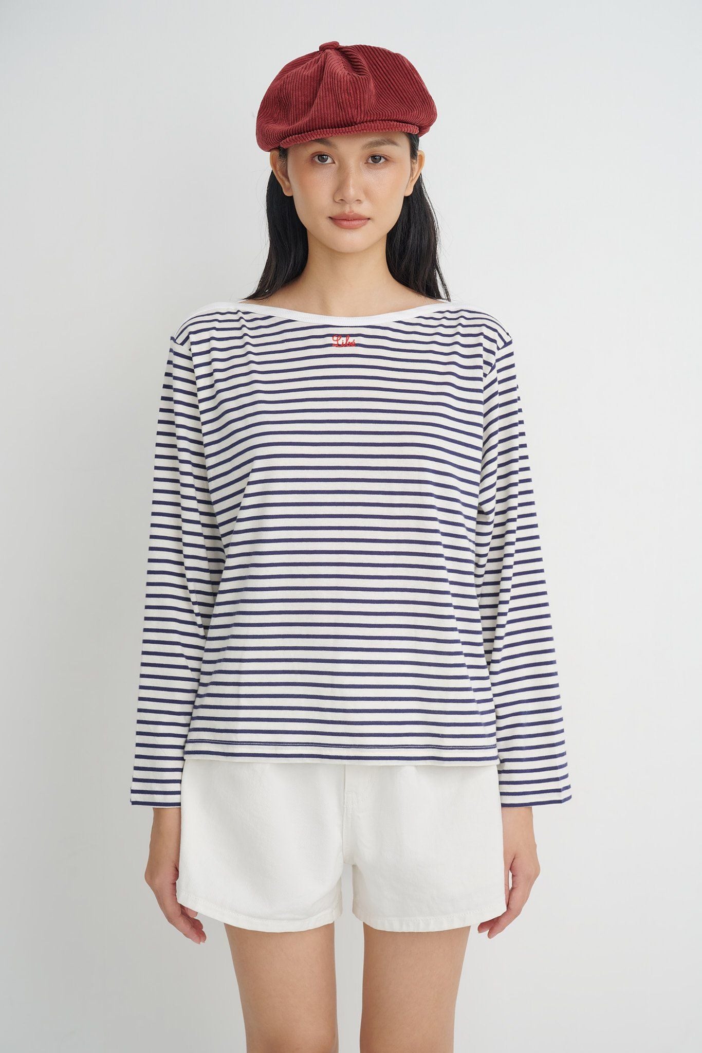  Striped Long Sleeve T-shirt 
