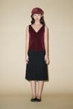  Red Wine Sleeveless Top 