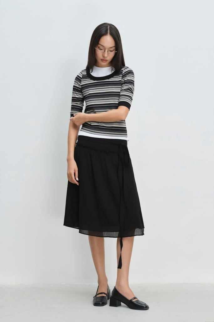  Áo thun - Boatneck T-shirt - LIBÉ 7706 