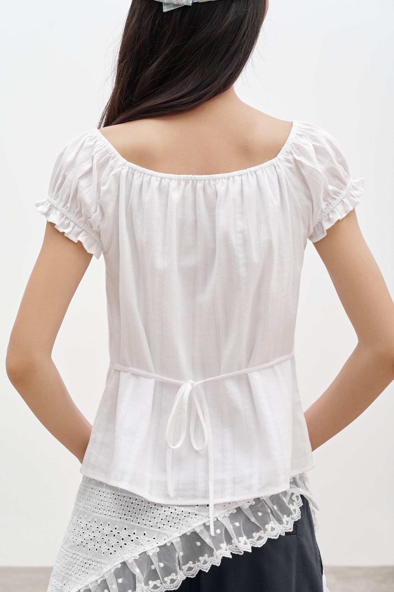  White Embroidered Top 