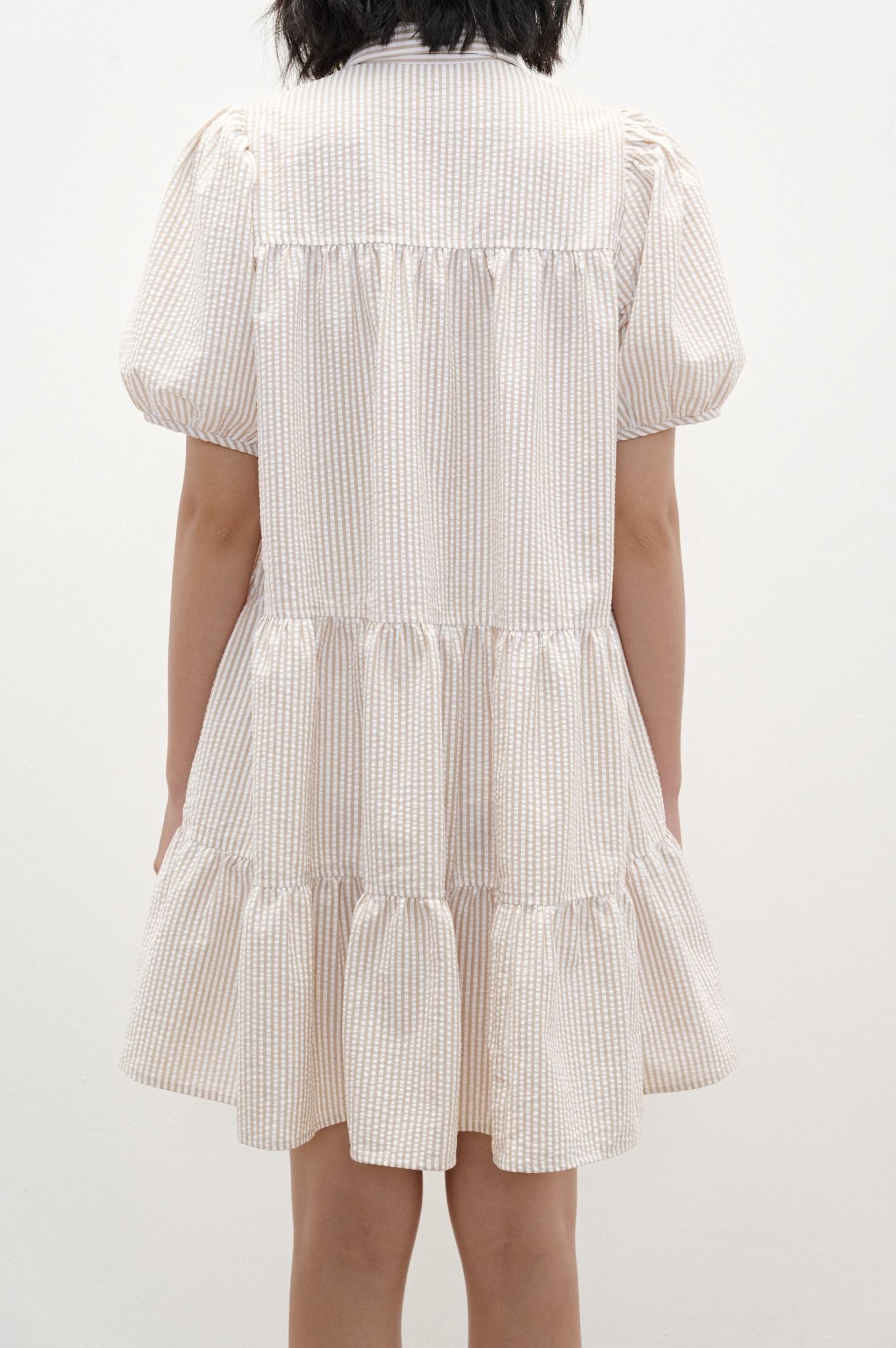  Đầm ngắn - Striped Babydoll Mini Dress - LIBÉ 7288 