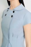  Áo kiểu - Curved Panel Button Top - LIBÉ 7572 