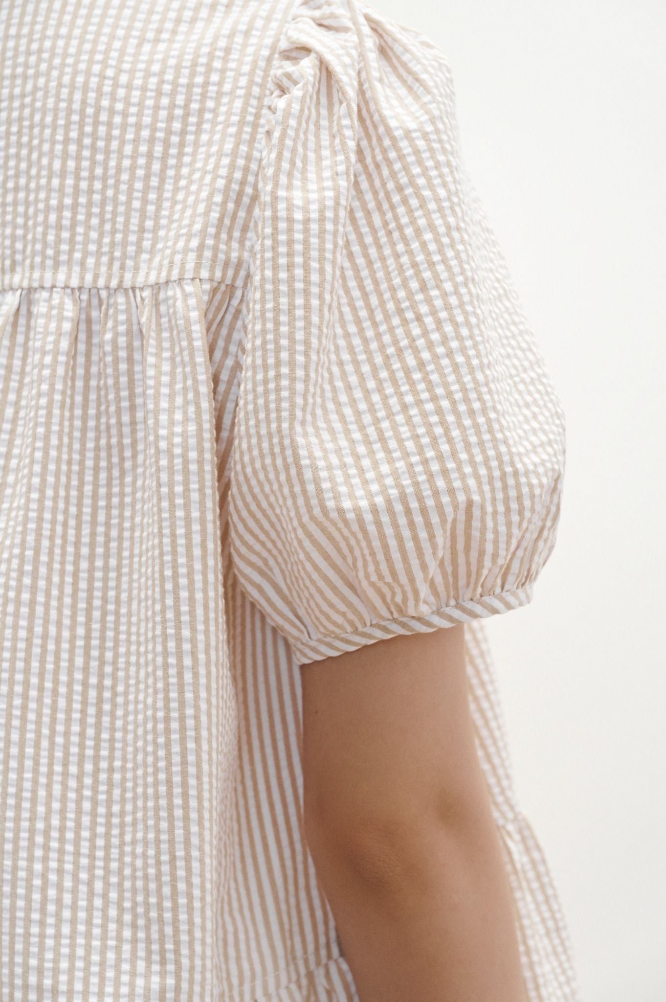  Đầm ngắn - Striped Babydoll Mini Dress - LIBÉ 7288 