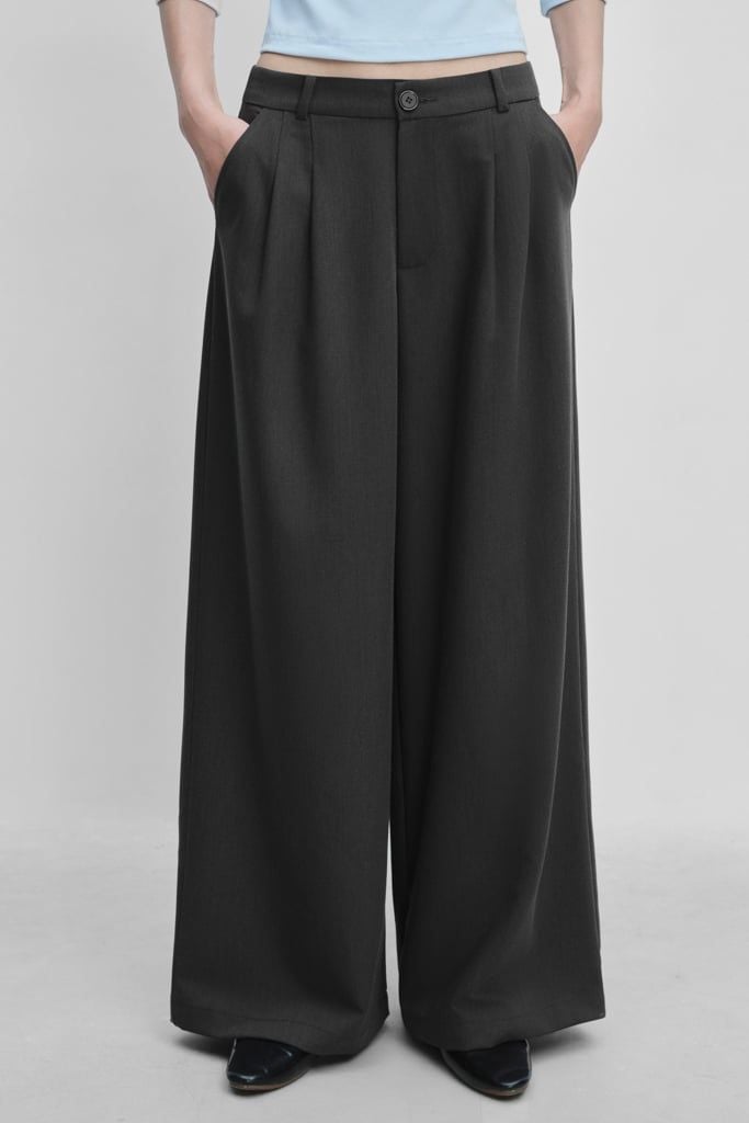  Quần ống suông - Grey Straight Leg Trousers - LIBÉ 7500 