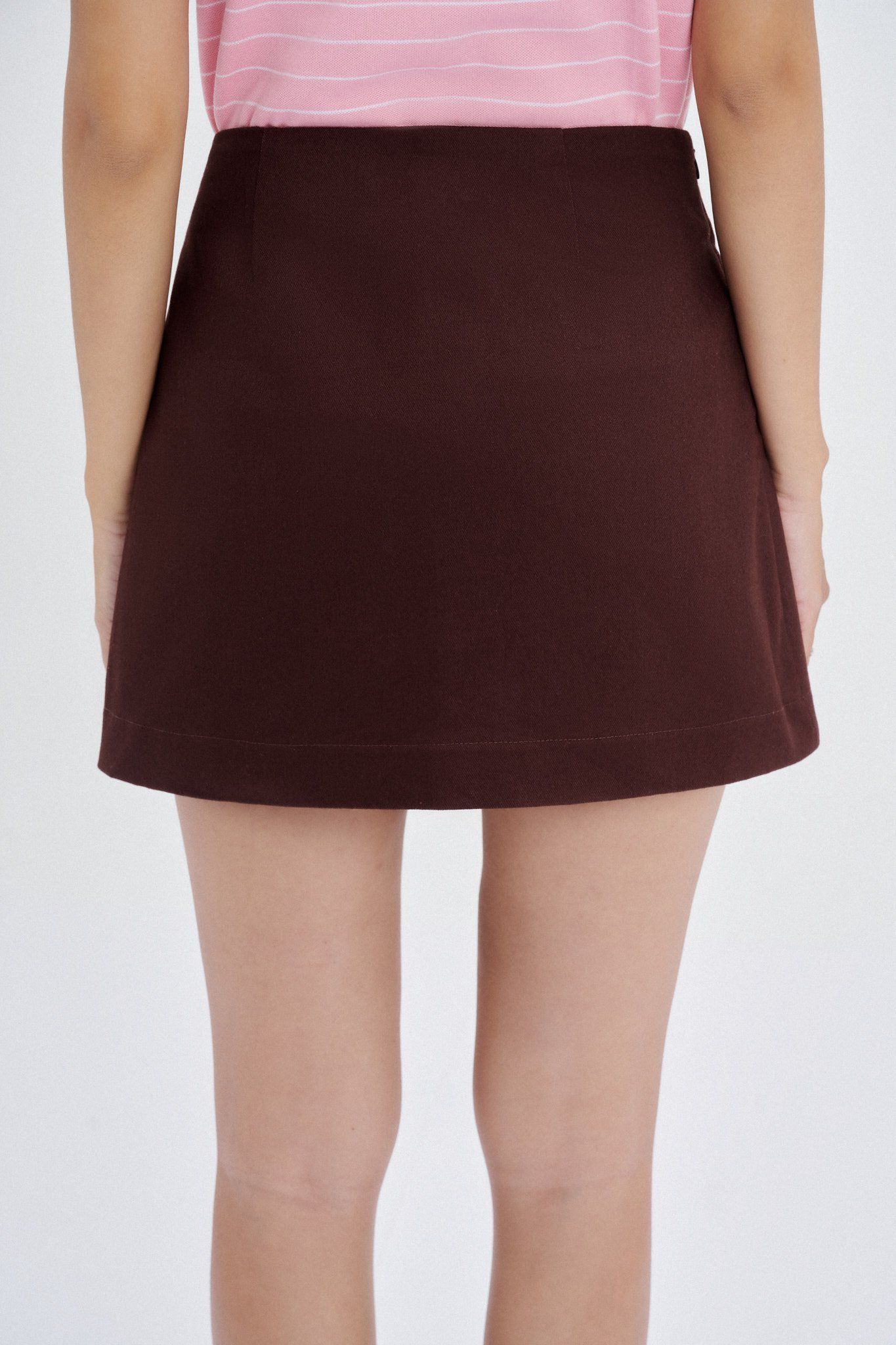  Red Wine Mini Skirt 