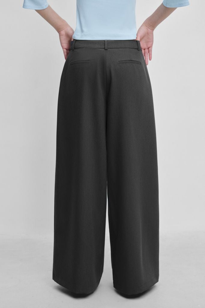  Quần ống suông - Grey Straight Leg Trousers - LIBÉ 7500 