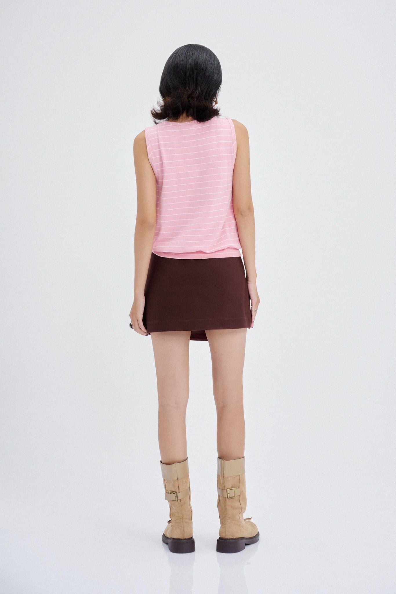  Striped Sleeveless Top 