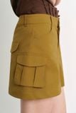  Cargo Mini Skirt - Golden Olive 