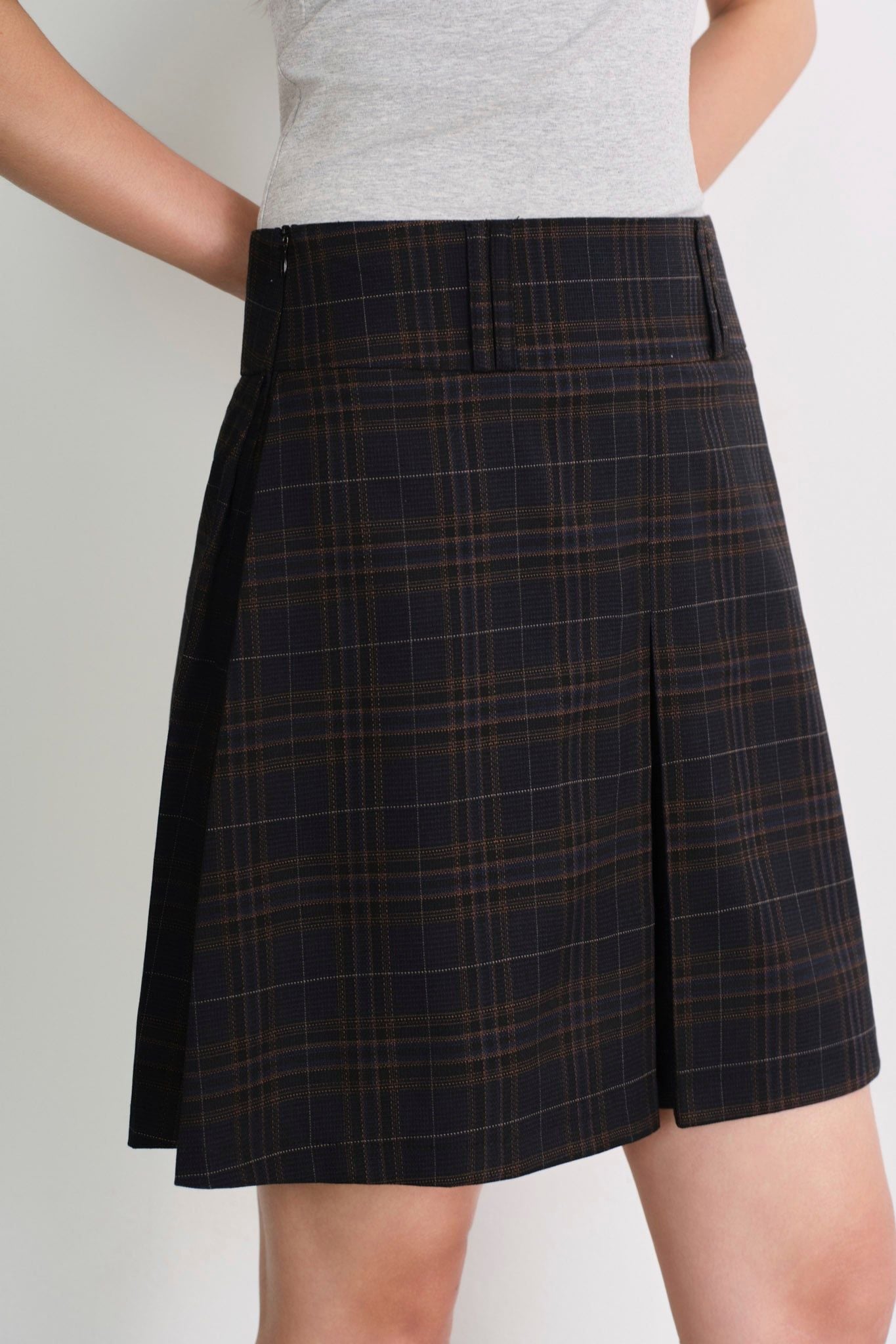  Preppy Pleat Skirt 