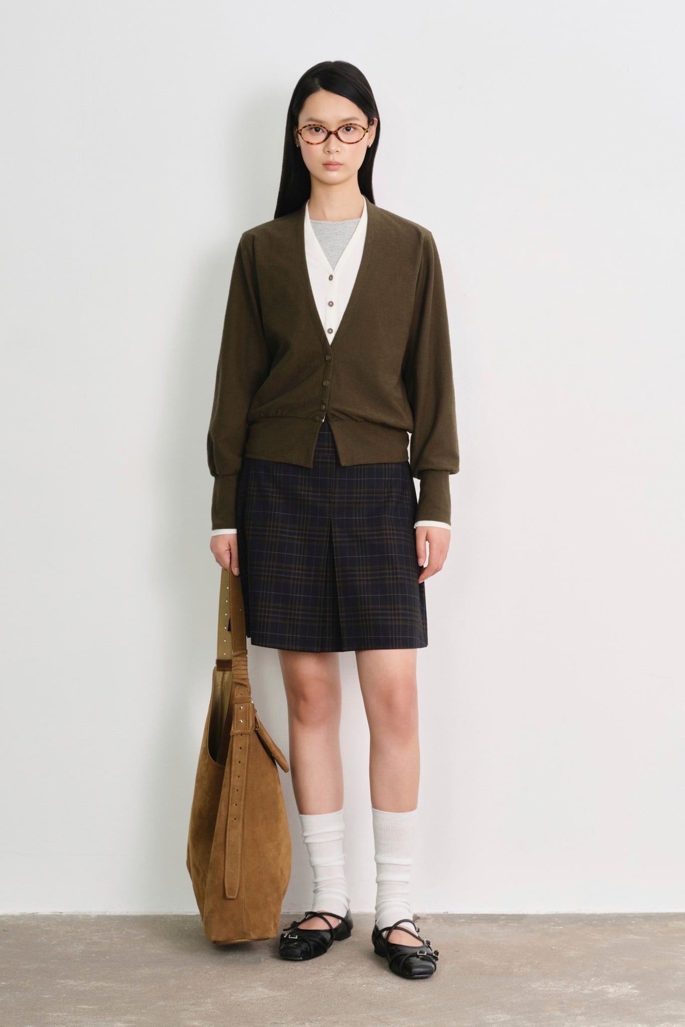  Preppy Pleat Skirt 