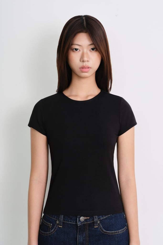  Black Fitted T-shirt 
