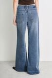  Quần Jeans ống thẳng - Blue Straight Leg Jeans - LIBÉ 7599 