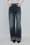  Quần Jeans ống thẳng - Dark Blue Straight Leg Jeans - LIBÉ 7205 