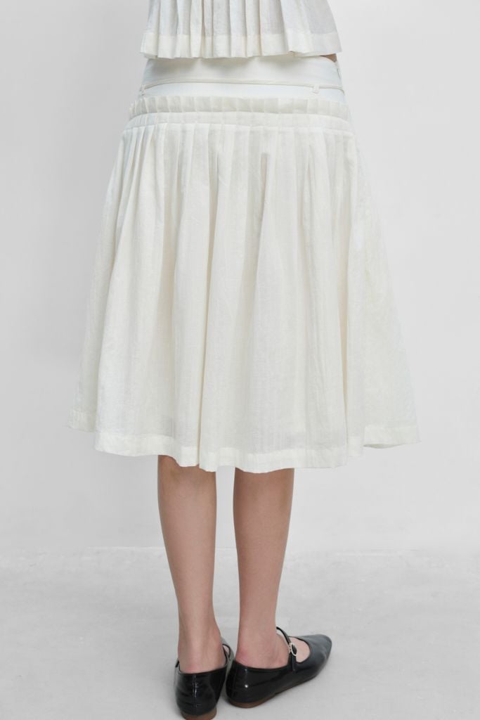  Váy lửng - Pleated Midi Skirt - LIBÉ 7733 